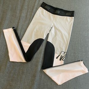 Nike Dri-Fit Mesh Athletic Leggings